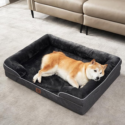 EHEYCIGA Orthopedic Dog Bed for Medium Dogs, Waterproof Memory Foam Medium Pet - Image 9