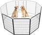 Yaheetech Dog Playpen Outdoor, 40 inch 4 Panels Dog Pen Indoor Heavy Duty Puppy by Yaheetech