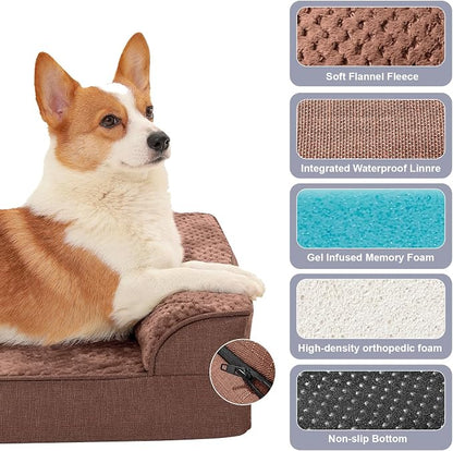 Orthopedic Dog Bed Medium Size Dog, Memory Foam Dogs Bed - Image 3