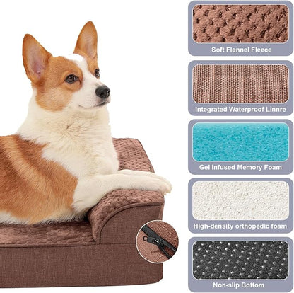Orthopedic Dog Beds for Large Dogs, Memory Foam Dog Beds Large Sized Dogs - Image 3