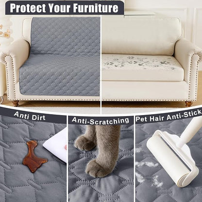 Smiry Waterproof Dog Bed Cover Blanket, Soft Reversible Pet Blanket, Washable - Image 4