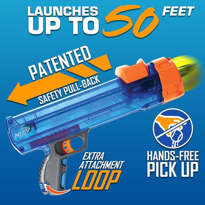 Nerf Dog Tennis Ball Blaster Dog Toy Gift Set, Tennis Ball Dog Fetch Toy - Image 2