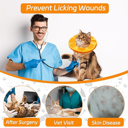 Cat Cone Collar Soft, Cat Recovery Collar - Image 6