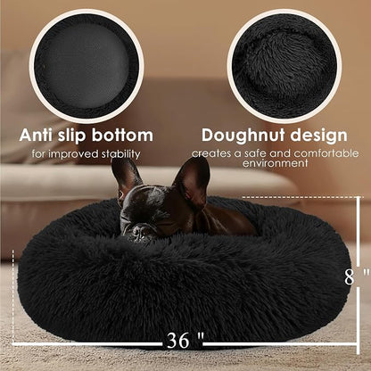 Extra Large Dog Beds, 36 Inch Human Dog Anxiety Relief Comfort Bed, - Image 3
