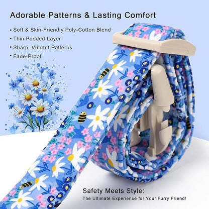 Floral Dog Collar for Large Dogs - Image 4