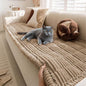 FUNNY FUZZY Pet Couch Covers for Sofa, Flannel Dog Couch Cover for Dogs Washable by FUNNYFUZZY