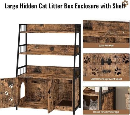Recaceik Large Cat Litter Box Enclosure - Image 6