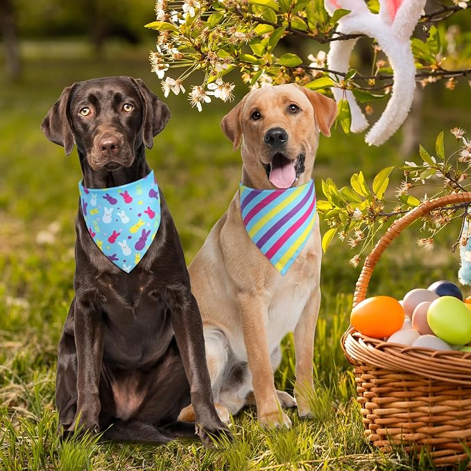 Valentines Dog Bandana St Patricks Day and Easter Dog Bandana Large 3PCS - Image 6