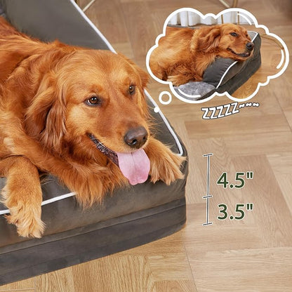 Orthopedic Dog Beds for Large Sized Dogs, Waterproof Egg Crate Foam Large Dog - Image 7