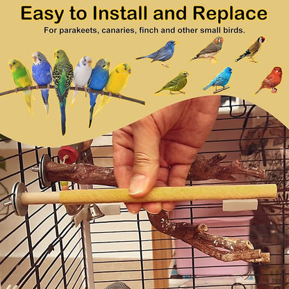 S&X Sanded Perch Covers for Parakeets, Parrotlets, Large Perch Covers 3/4" - Image 6
