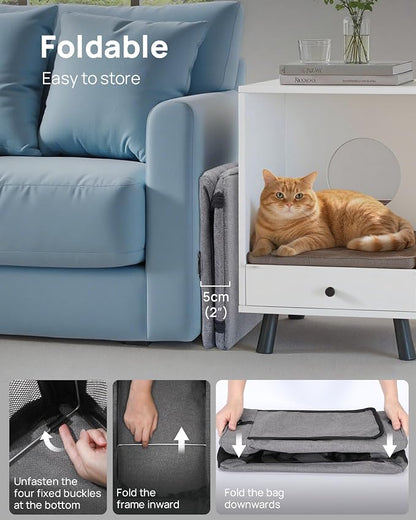 Airline Approved Cat Carrier, Pet Carrier Soft-Sided, Portable Dog Carrier - Image 9