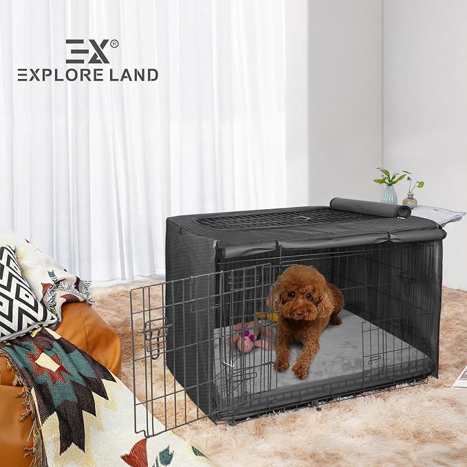 Explore Land Waterproof Dog Bed Cover Machine Washable Fluffy Dog Bed - Image 8