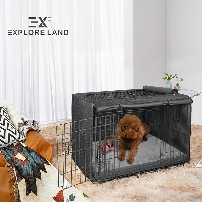 Explore Land Waterproof Dog Bed Cover Machine Washable Fluffy Dog Bed - Image 8