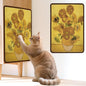 Sisal Cat Scratcher Mat, Cat Wall Scratcher by LESISSMER