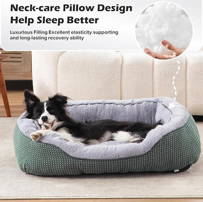 INVENHO Large Dog Beds Large Sized, Washable Orthopedic Warming Soft Sleeping - Image 3
