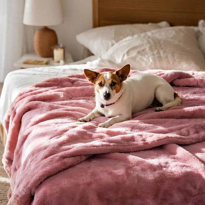 gogobunny Waterproof Bed Blanket, Reversible Sherpa Fleece Throw Blanket - Image 6