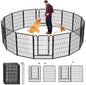 Dog Playpen Outdoor, 32 inch Heavy Duty Dog Fence Outdoor by Jhsomdr