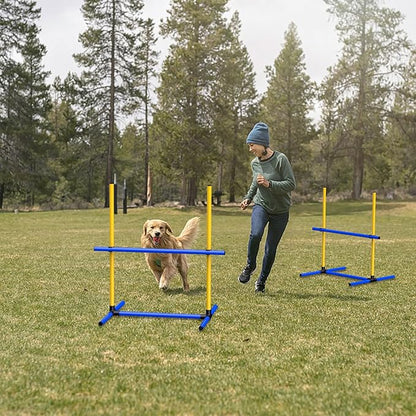 Dog Agility Hurdle Training Set, 2-Sets Jump Bar Equipment - Image 4