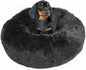 Calming Donut Dogs Beds for Small Dogs Washable, 28inch Plush Round Pet Bed for by nononfish