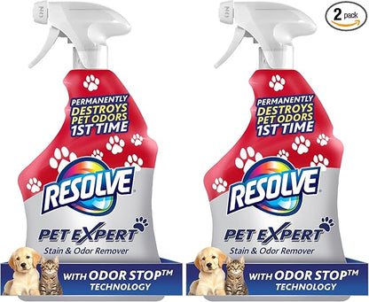 Resolve Pet Expert Stain and Odor Remover, Carpet Cleaner, Pet Stain andOdor by Resolve