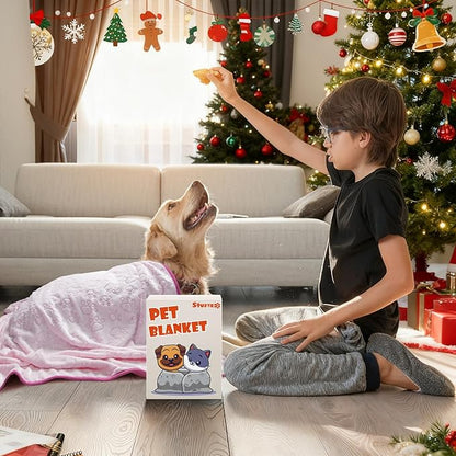 Stuffed Premium Soft Dog Blanket, - Image 4