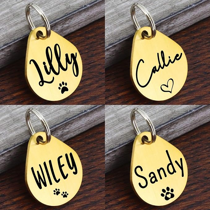 Ultra Joys Dog ID Tag, Custom Dog Tag Personalized Cat Tag, Pet ID Tag - Image 3