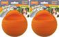 Nylabone Power Play Gripz Felt Basketball Rubber Fetch Toy, Squeaky Ball by Nylabone