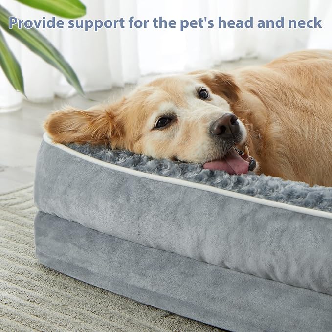 BFPETHOME Orthopedic Dog Beds for Large Dogs-Waterproof Sofa Pet Bed - Image 2