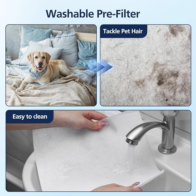 PR1 Replacement Filter for Mooka PR1 Air Purifier for Home Large Room up to - Image 6