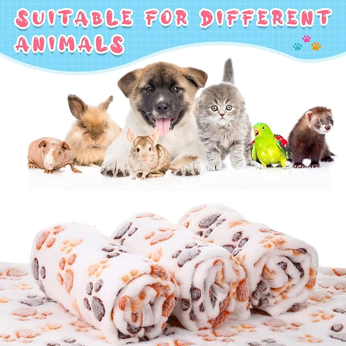 Tatuo 4 Pcs Dog Blanket for Pet Cat Blankets Indoor Puppy Teething Stuff Toys - Image 3