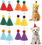 12 PCS Mini Party Hats for Stuffed Animals Birthday Felt Cone Hat by peonyman
