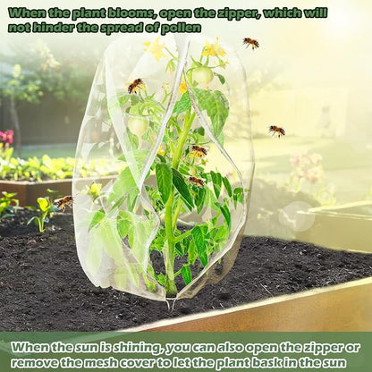 6Pcs Plant Covers from Insects, 3Size Bird Netting Barrier - Image 6