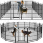 Heavy Duty Dog Playpen: 16 Steel Panels 40" Height, Square Steel Pipe by Committedtobetterpetlife