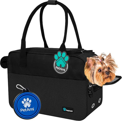 PetAmi Dog Purse Carrier for Small Dogs, Airline Approved Soft Sided Pet Carrier by PetAmi