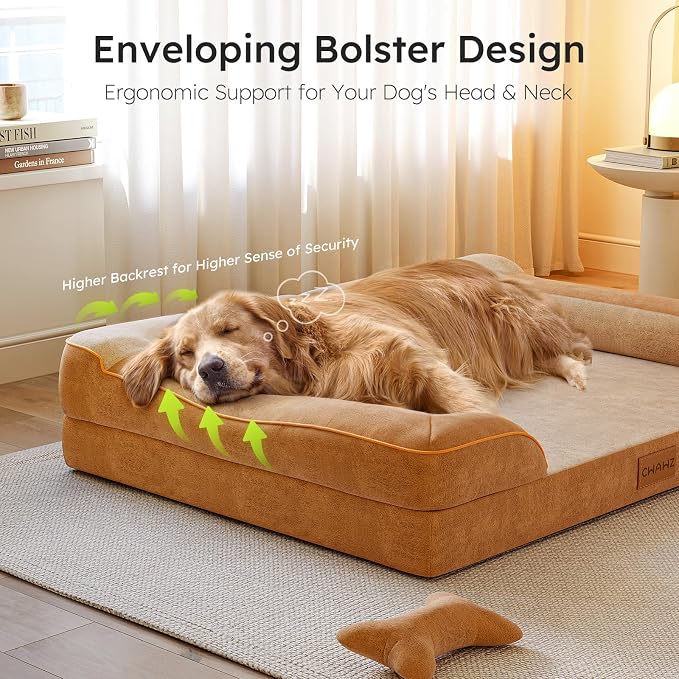 Jumbo Dog Bed for Extra Large Dogs, Orthopedic Dog Bed - Image 4