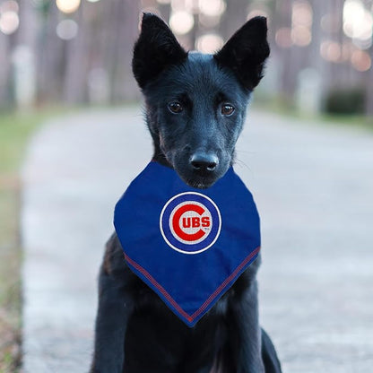Pets First MLB Chicago Cubs TIE Bandana, Small/Medium. Dog Bandana Scarf Bib - Image 3