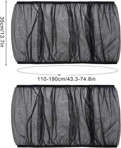 Fengek 2 Pcs Adjustable Bird Cage Cover & Seed Catcher Net - Image 2