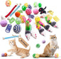 Cat Toys for Indoor Cats, 34 Packs Interactive Cat Toy Set by YULOYI
