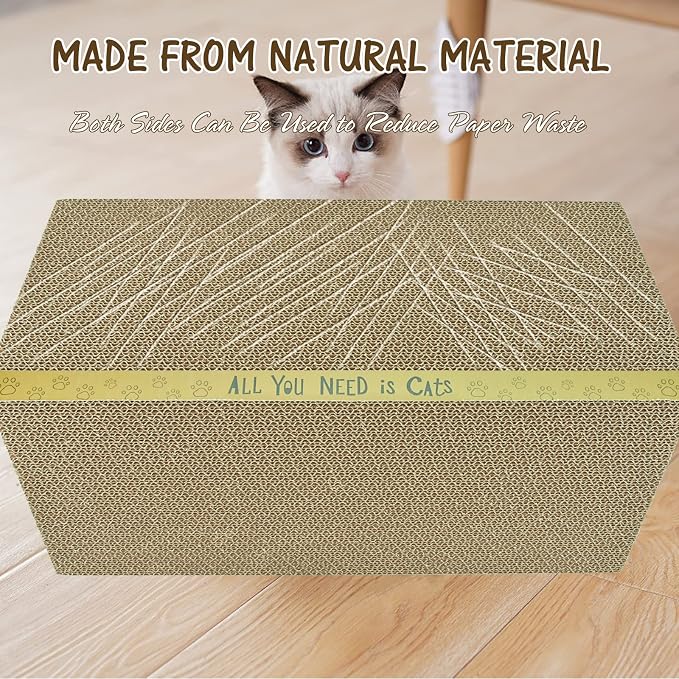 3 Pack Cardboard Cat Scratcher Pads Cat Scratching Board - Image 6