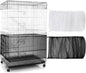 Shappy 2 Pieces Adjustable Bird Cage Seed Catcher Birdcage Cover Nylon Mesh by Shappy