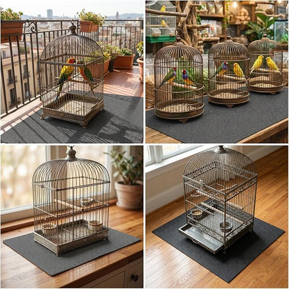 Under Pet Cage Mat for Bird Cages, Dog Kennels, Reptile Aquariums, Dog Kennels - Image 4