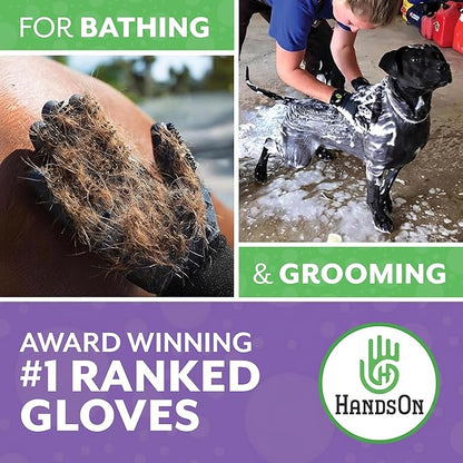 H HandsOn Pet Grooming Gloves - Image 4