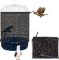 Bird Cage Seed Catcher, 45-90'' Adjustable Bird Cage Cover, Universal Nylon by LYMOI
