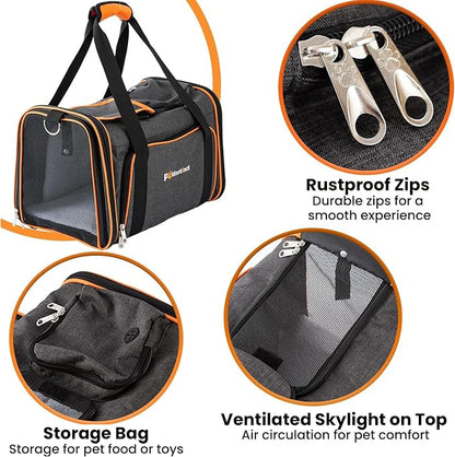 TSA Airline Approved Expandable Pet Carrier, - Image 3