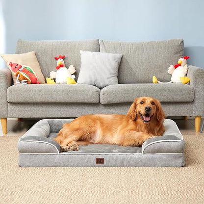 EHEYCIGA Orthopedic Dog Beds for Extra Large Dogs 44x32Inch, Waterproof Memory - Image 8