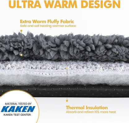 Self Warming Cat Bed Self Heating Cat Dog Mat 29.1 x 18.9 inch Extra Warm - Image 3