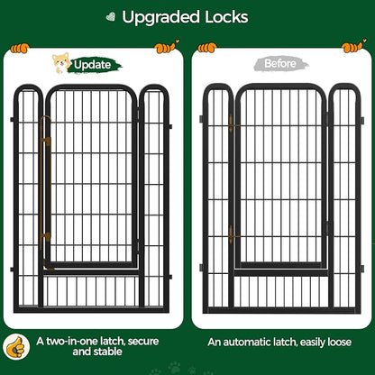 Yaheetech Dog Playpen Outdoor, 40 inch 16 Panels Dog Pen Indoor Heavy Duty - Image 7