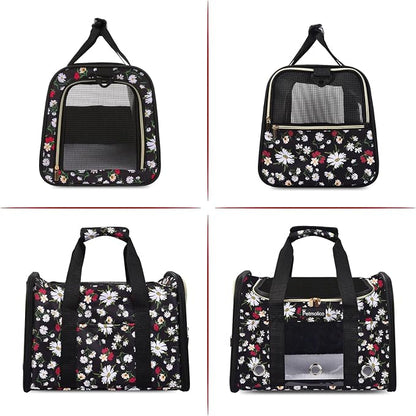 Petmolico Cat Carrier Dog Carrier, Airline Approved Soft Pet Travel Carrier - Image 3