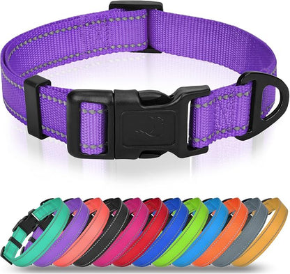 Joytale Reflective Dog Collar, Adjustable Nylon Pet Collar by Joytale