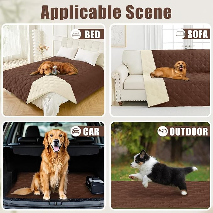 Smiry Waterproof Dog Bed Cover Blanket 30x70, Soft Reversible Pet Blanket - Image 5
